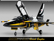 Сборная модель из пластика Самолёт T-50B Блэк Игл, 1:48 Академия - фото