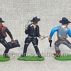 Ковбои 6 пеших, 1 конный (Гонконг-Аргентина) Britains 1/32 (489-051) (489-051)