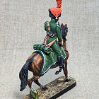 Миниатюра из олова Офицер конных егерей, Франция 1809 г., 54 мм, Студия Большой полк (ИЛ2381.12.03.54) (ИЛ2381.12.03.54)