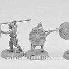 Сборная миниатюра из смолы Викинги: Хирдманы, 28 мм, Золотой дуб