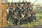 Солдатики из пластика АР 008 Польская пехота 1812 - 14 (1:72) Waterloo - фото
