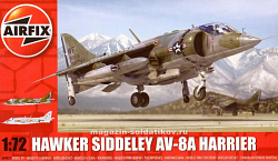 Сборная модель из пластика А Самолет Hawker Siddeley Harrier AV-8A (1/72) Airfix (4057) (4057)