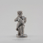 Сборная миниатюра из смолы Егерь, стреляющий с колена 28 мм, Аванпост