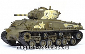 Масштабная модель в сборе и окраске Д Танк M4A3 (105mm) HVSS 713th Tank Battalion, Okinawa 1945 (1/72) Dragon - фото