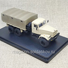КрАЗ - 255Б с тентом бежевый, 1/72 (Q208-134) (Q208-134)