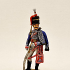 Миниатюра из олова Офицер 15-го легкого гусарского полка Короля, 1808-13 гг., Студия Большой полк (ИЛ0529.12.04.54) (ИЛ0529.12.04.54)