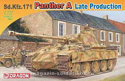 Сборная модель из пластика Д Танк Sd.Kfz.171 Panther A поздний (1/72) Dragon