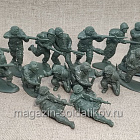 Солдатики из пластика US Paratroopers WWII (SET II), 1/32, Mars (32047) (32047)