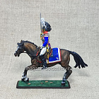 Миниатюра из олова Старший офицер кирасирского подка, Франция 1809-12 гг, 54 мм, Студия Большой полк (ИЛ2404.12.03.54) (ИЛ2404.12.03.54)