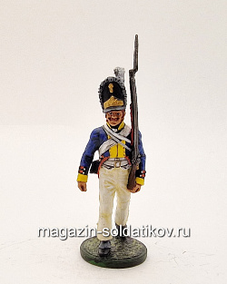 Миниатюра из олова Гренадер 45-го пехотного полка Цвайфеля. Пруссия, 1806 г., Студия Большой полк (ИЛ0571.12.05.54) (ИЛ0571.12.05.54)