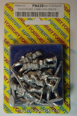 Фигурки из металла FN 438 Гвардейские пешие егеря.Форма для кампании (28 мм) Foundry