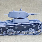Советский легкий танк Т-26 образца 1938 г. 1/56 3Д Корнукопия (552-029) (552-029)