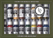 Набор модельных красок 16 шт.: Imperial Rome Vallejo - фото