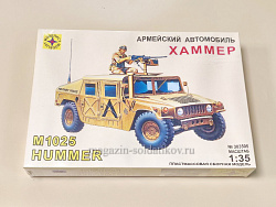 Сборная модель из пластика 303505 Армейский автомобиль М1025 «Хаммер» 1:35 Моделист (Q445-236) (Q445-236)