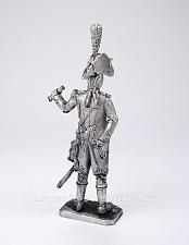 Миниатюра из олова 338 РТ Офицер гидов, 54 мм, Ратник - фото
