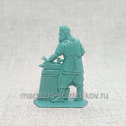 Солдатики из пластика Киевская Русь. Мирный житель. Кузнец Бокша (зеленый), Воины и битвы (CN90_1) (CN90_1 )