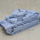 Трёхбашенный средний танк Т-28 1/56 3Д Корнукопия (552-030) (552-030)