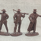 Солдатики из мягкого резиноподобного пластика Ковбои №4, набор 6 шт, 1/32 Soldiers. Есть