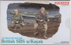 3023 К Солдаты British SBS w/Kayak 1/35 Dragon (Q445-048) (Q445-048)