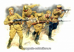 Сборные фигуры из пластика MB 3523 Советская пехота (1/35) Master Box