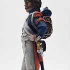 Миниатюра из олова Рядовой, полк пеших гренадер Императорской гвардии, Франция, 1804-15 гг, 54 мм