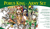 TL0008  King Porus' Army ( set 3 moulds) 1/72 Lucky Toys