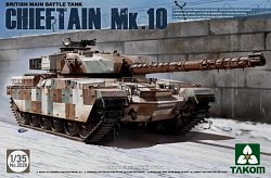 Сборная модель из пластика Британский основной танк Chieftain Mk.10 1/35 Takom