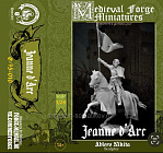 Сборная миниатюра из смолы Жанна д’Арк, 75 mm Medieval Forge Miniatures - фото