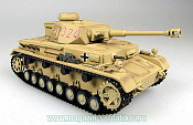 Масштабная модель в сборе и окраске Танк PANZER IV AUSF.G 7.Pz.Div. 1943, Panzerstahl - фото