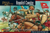 Сборные фигуры из пластика Кавалерия Роялистов (12) BOX Warlord - фото