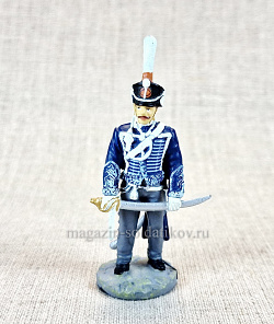 №45 - Штаб-офицер Гродненского гусарского полка, 1812г.