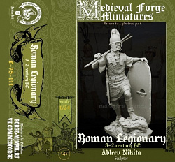 Сборная миниатюра из смолы Римский легионер III-II в н.э. 75 мм (1:24) Medieval Forge Miniatures (C-75-111) (C-75-111)