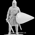 Сборная миниатюра из смолы Нормандский рыцарь, 54 мм, V&V Miniatures