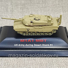 00608 US Army M1A1 MBT during Desert Storm 91 1/144 Trumpeter (Q007-405) (Q007-405)