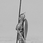 Сборная фигура из металла Русский стражник с копьем XIII в., 28 мм, Figures from Leon (L017) (L017)