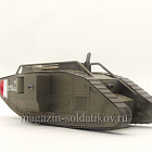 Mark V, модель бронетехники 1/72 «Руские танки» №100