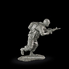 Солдатики из пластика 25-я пехотная дивизия, набор из 6 фигур, 1:32 Plastic Platoon (PP001) (PP001)