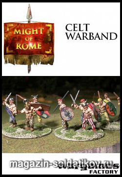 Сборная миниатюра из пластика Кельтская ватага 28 mm, Wargames Factory (WGF-FG002) (WGF-FG002)