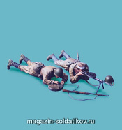 Сборная миниатюра из смолы Советский расчет пулемета «дегтярев» (Сталинград, лето 1942). 1941-45. Две фигуры. 1/35 Tank - фото