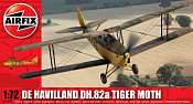 Сборная модель из пластика Самолет DH Tiger Moth Military (1:72) Airfix - фото