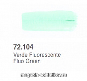 : Флюоресцентный зеленый Vallejo - фото