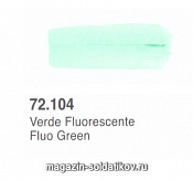 : Флюоресцентный зеленый Vallejo - фото