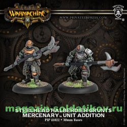 Mercenary Steelhead halberdiers (2) BLI, Warmachine