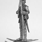 Миниатюра из олова 551 РТ Датский лыжник-егерь, 1808 год., 54 мм, Ратник (551-РТ) (551-РТ)
