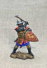 Миниатюра из олова Знатный русский воин, Куликовская битва, 54 мм - фото