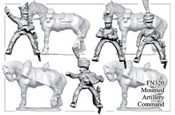 Фигурки из металла Конное артиллерийское командование (28 мм) Foundry (FN 320) (FN 320 )