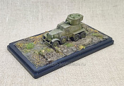 Масштабная модель в сборе и окраске Модель в боксе БА-6 1/72 - фото