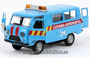 «УАЗ 39625» Службы аэропорта, Технопарк 1/43 - фото