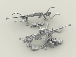 Сборная фигура из смолы SM 3120 Японское противотанковое ружье (тип 97), 1:35, SOGA miniatures (SM-3120) (SM-3120)