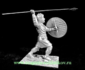 Миниатюра из металла Легионер 5 в. н.э., 54 мм, Магазин Солдатики - фото